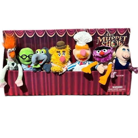 2004 Saba Toys The Muppet Show Plush Character Set Complete - Picture 1 of 16